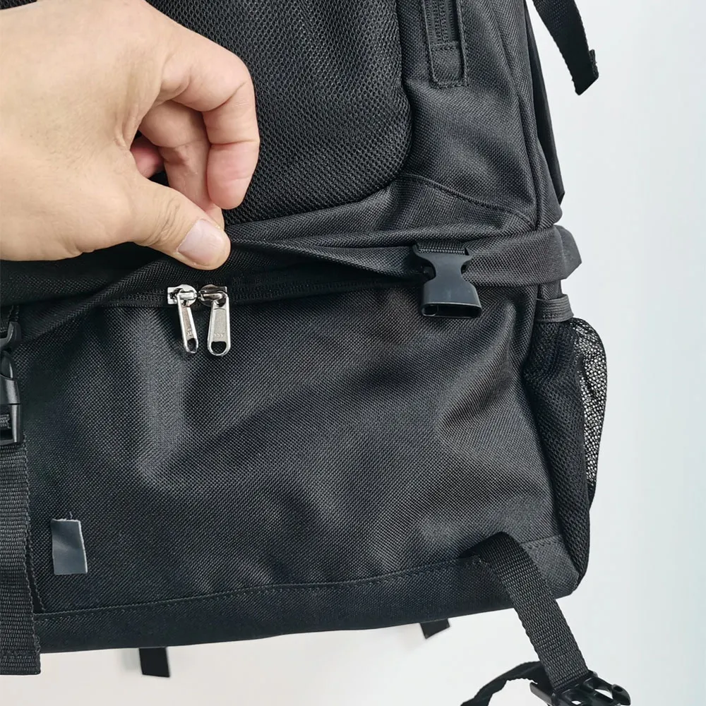 Large Capacity Waterproof Travel Backpack with Shoes Compartment