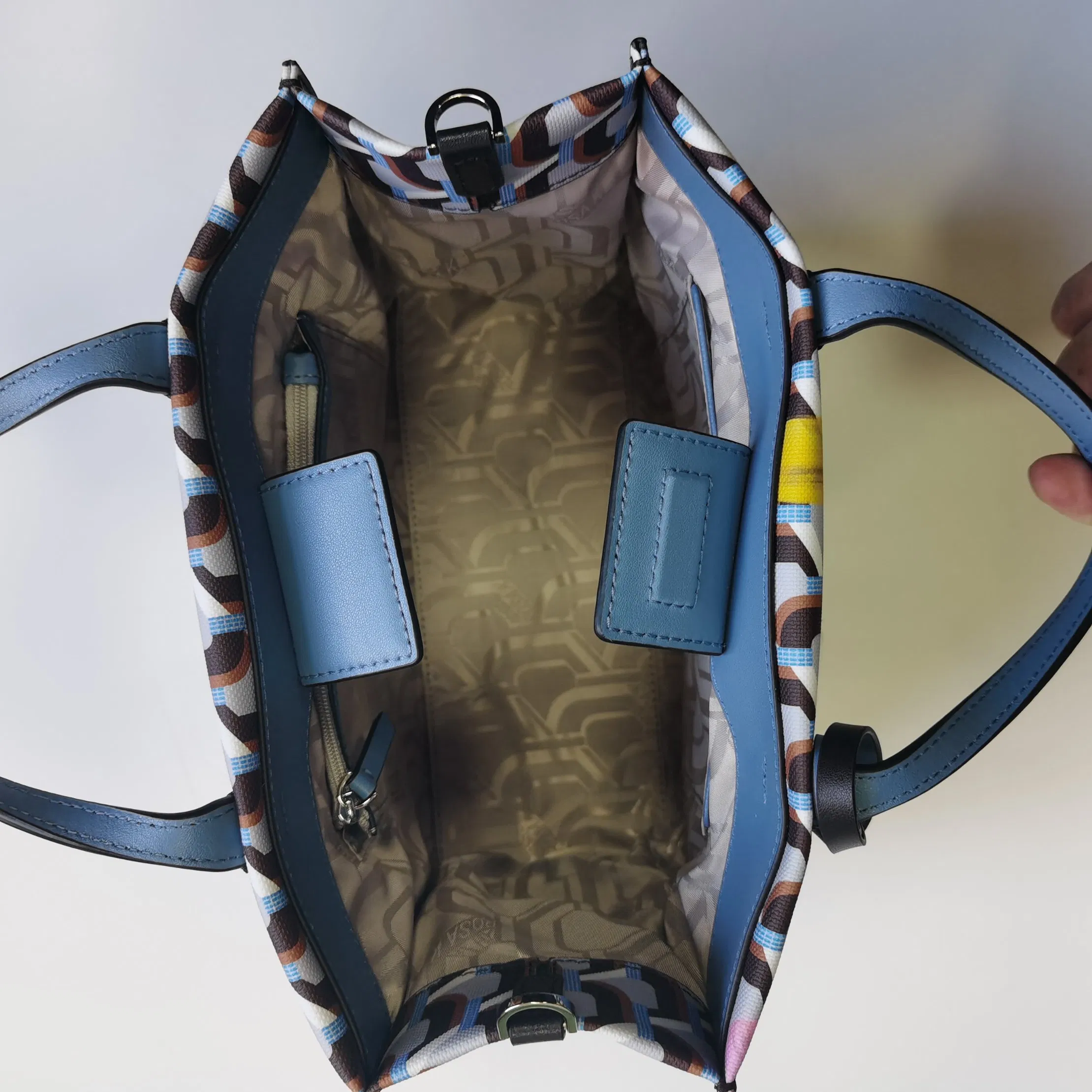 Geometric Pattern Tote Bag for Daily & Office Use