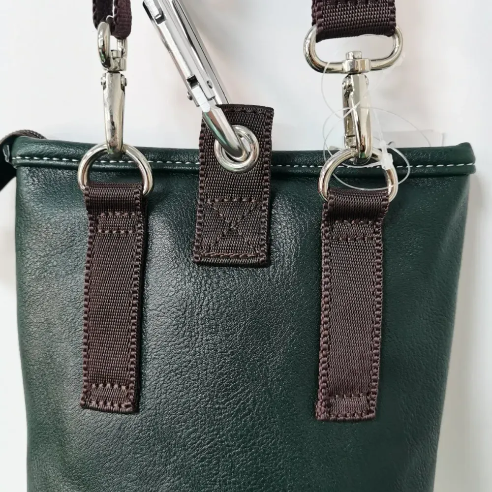 Color-Blocked Faux Leather Crossbody Bag – Compact Elegant Daily Carry