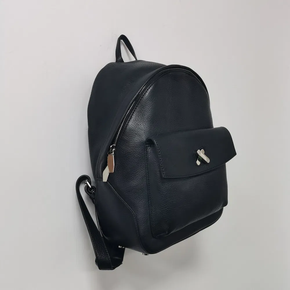 Compact Genuine Leather Backpack for Daily & Travel Use