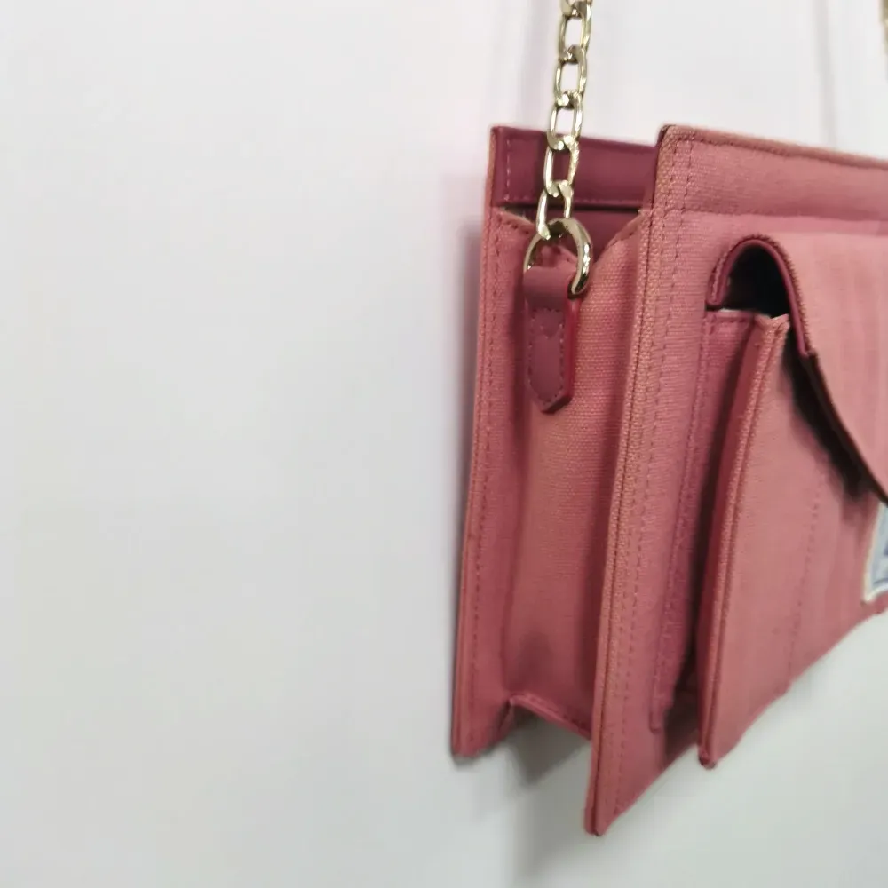 Custom Canvas Shoulder Bag with OEM Patch for Branding