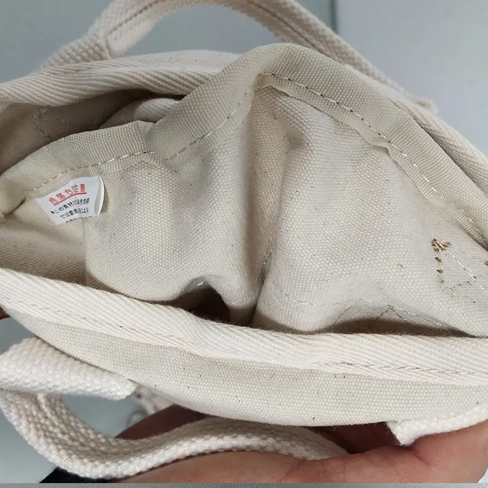 Custom Cream Canvas Tote Bag for Daily Commuting