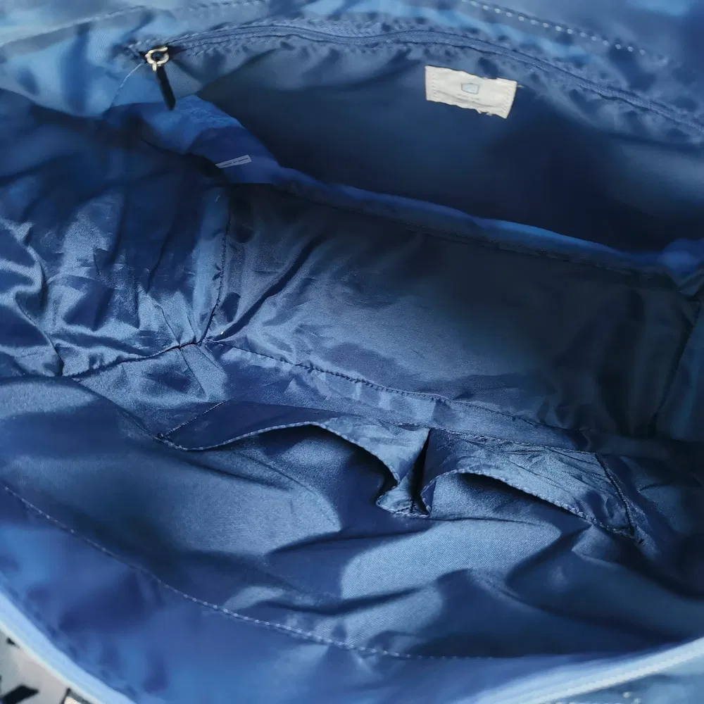 Custom Reusable Shopping Tote Bag – Film Coated Denim Tote for Wholesale