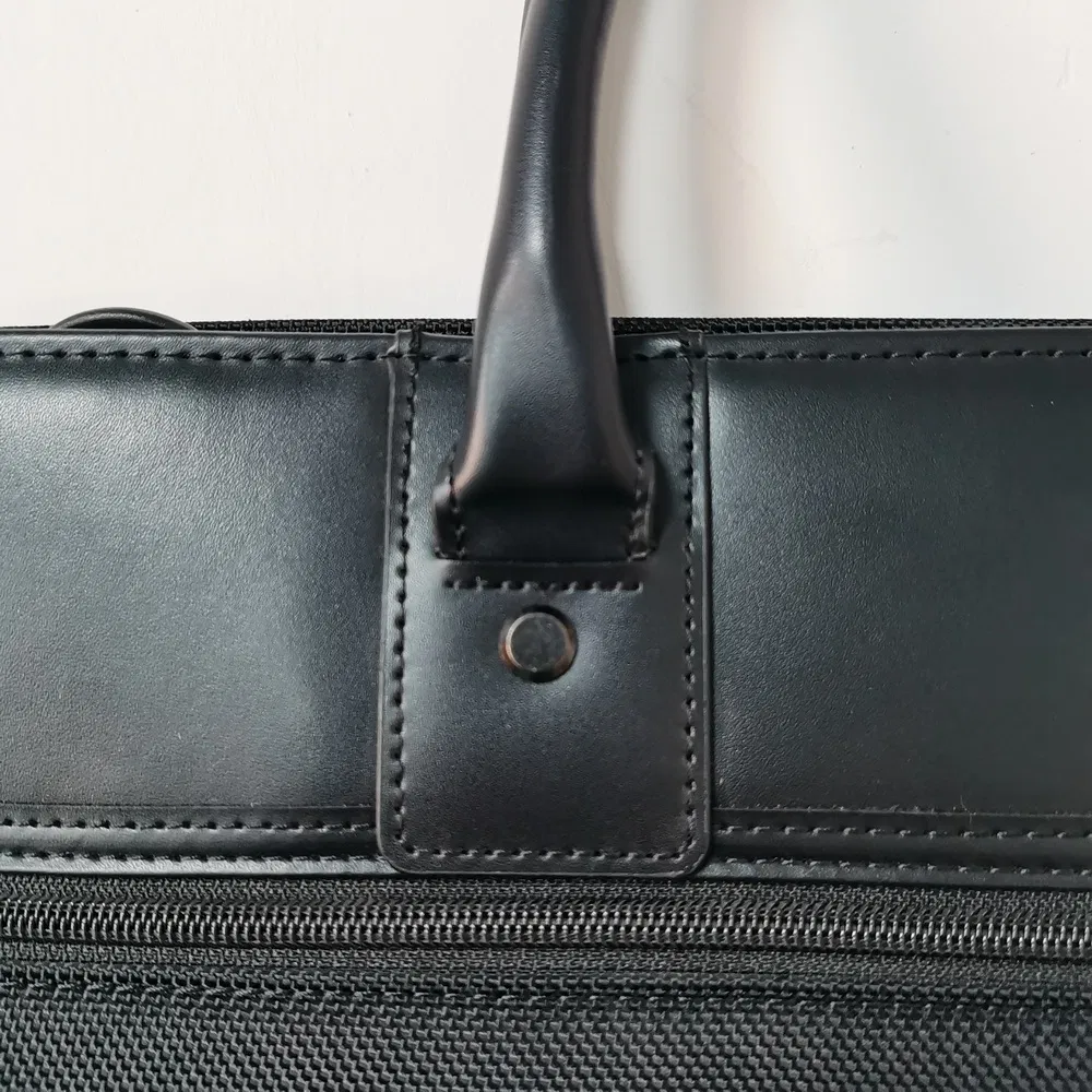 Durable Anti-Abrasion Genuine Leather Briefcase for Work