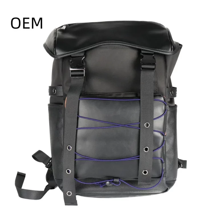 Expandable Waterproof PU Travel Rucksack for Hiking