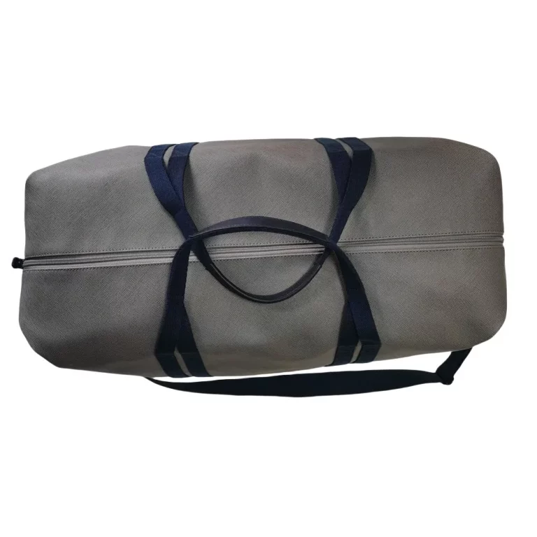 Grey & Navy Custom Duffel Bag – 25L Travel & Gym Use