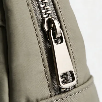 Metal or nylon zippers