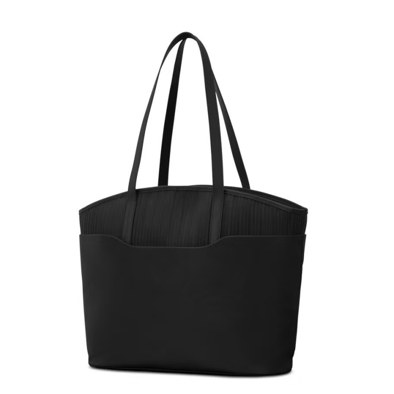 Modern Black Nylon Briefcase for Office & Daily Work