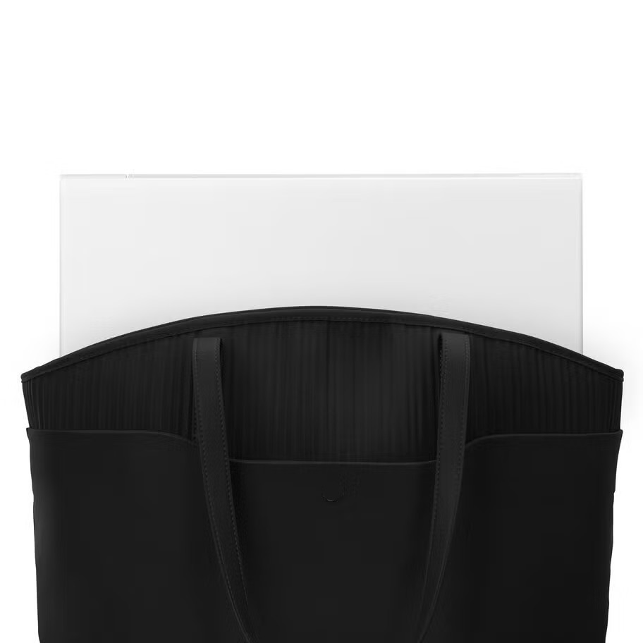 Modern Black Nylon Briefcase for Office & Daily Work