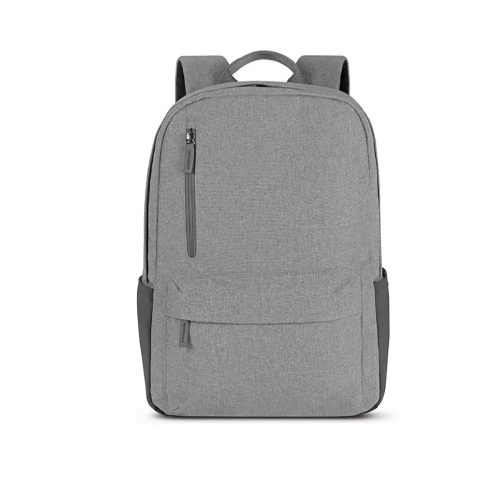 Rectangular Gray Multifunctional Laptop Backpack
