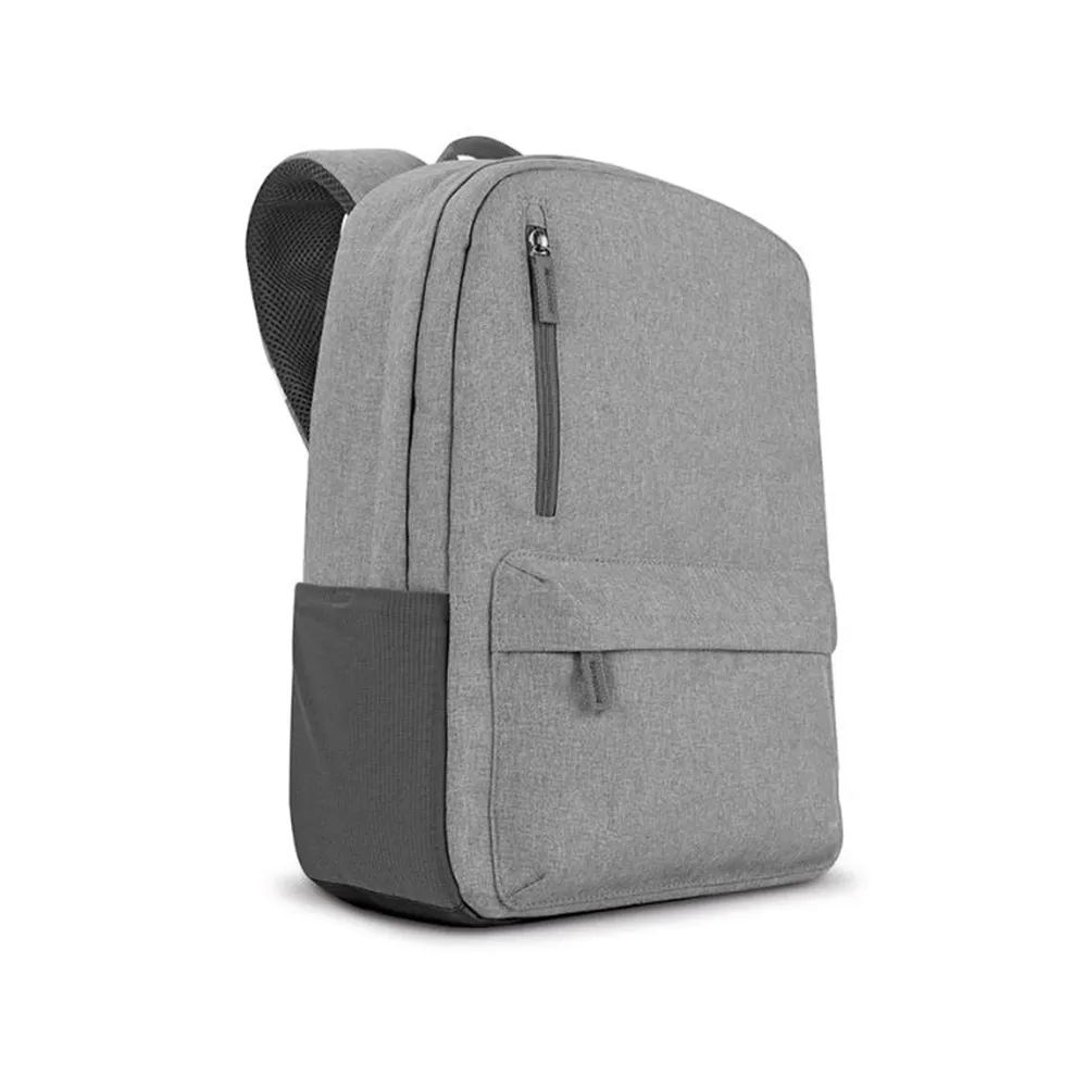 Rectangular Gray Multifunctional Laptop Backpack