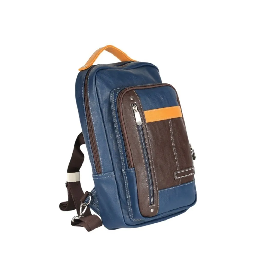 Rectangular Vegan Leather Backpack for Daily & Casual Use