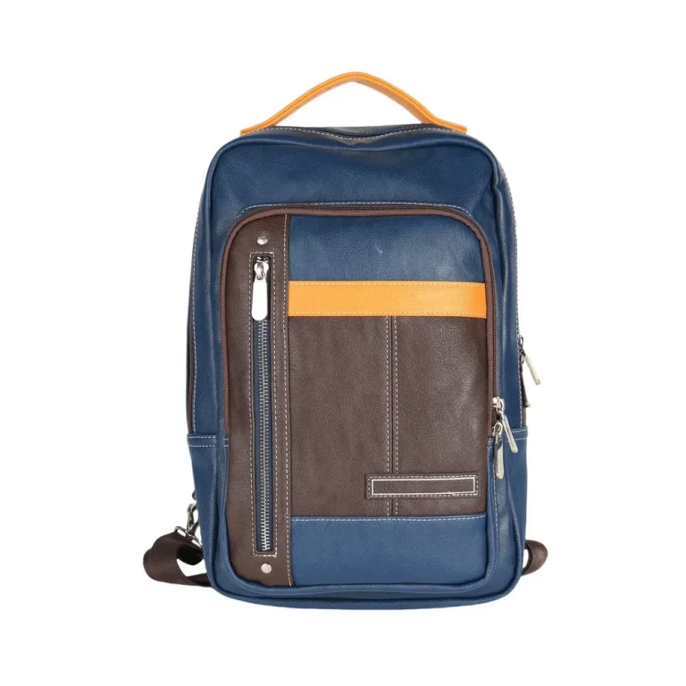 Rectangular Vegan Leather Backpack for Daily & Casual Use