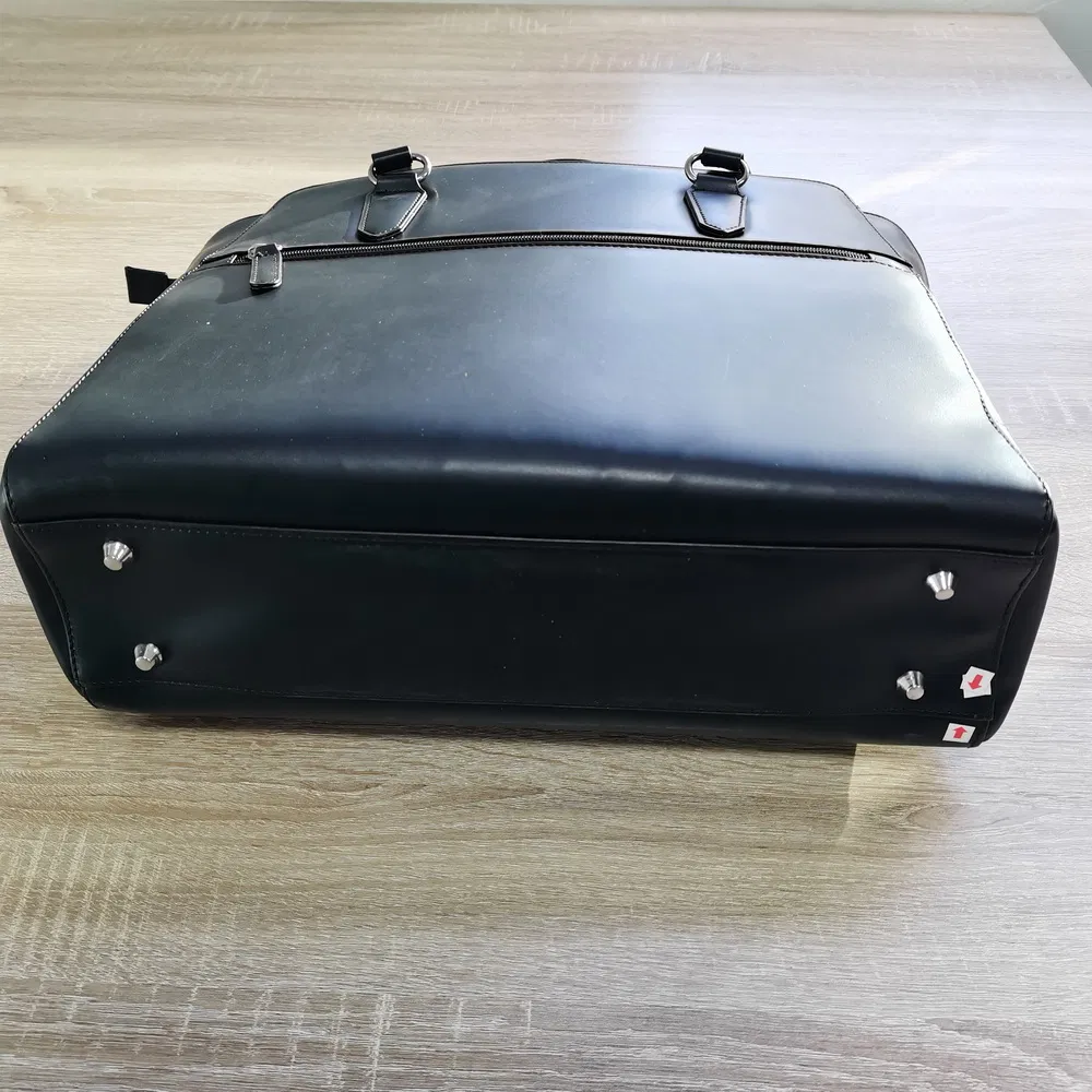 Structured Faux Leather Tote Bag for Work & Daily Use