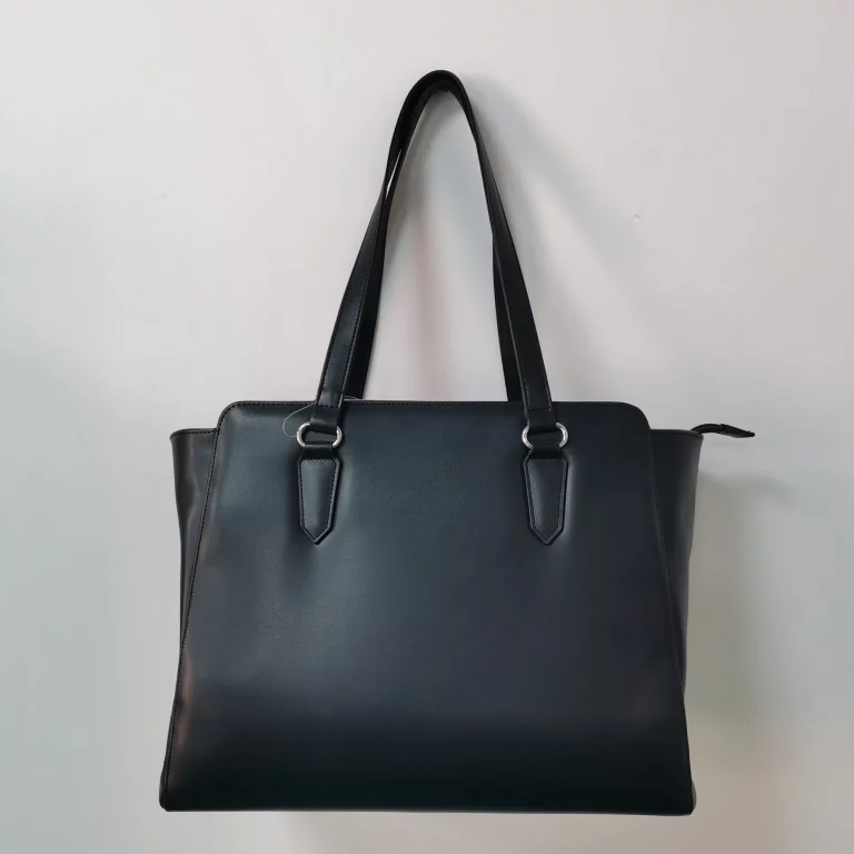 Structured Faux Leather Tote Bag for Work & Daily Use