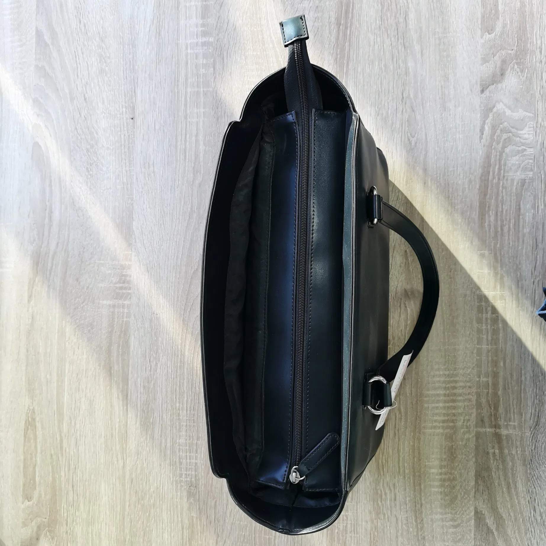 Structured Faux Leather Tote Bag for Work & Daily Use