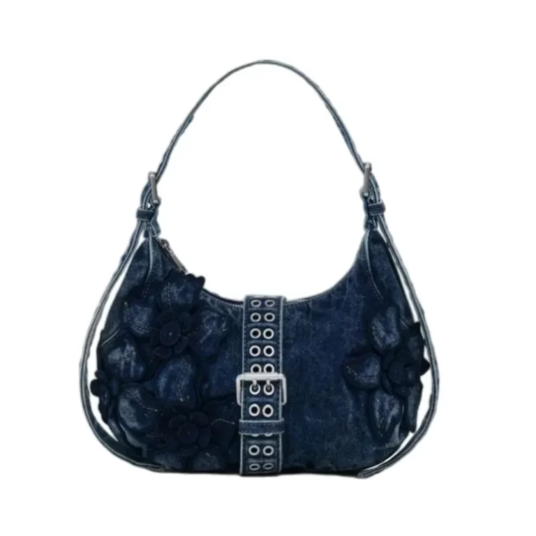 Stylish Denim Fabric Shoulder Bag for Women