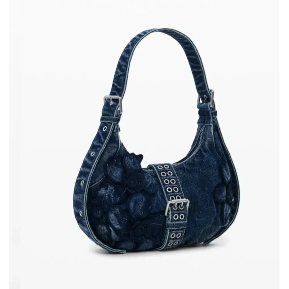 Stylish Denim Fabric Shoulder Bag for Women