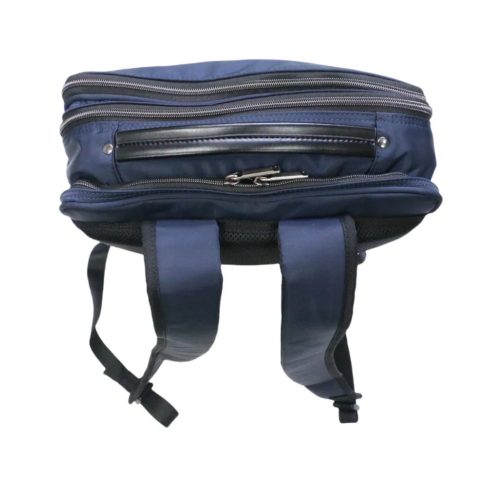 Waterproof Business Multi-Compartment Laptop Backpack with Trolley Sleeve