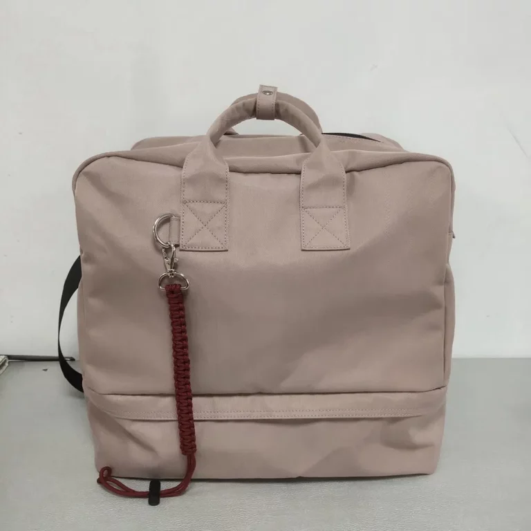 35L Large Capacity Nylon Gym Duffle Bag with Shoe Compartment