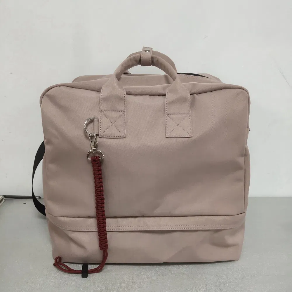 35L Large Capacity Nylon Gym Duffle Bag with Shoe Compartment