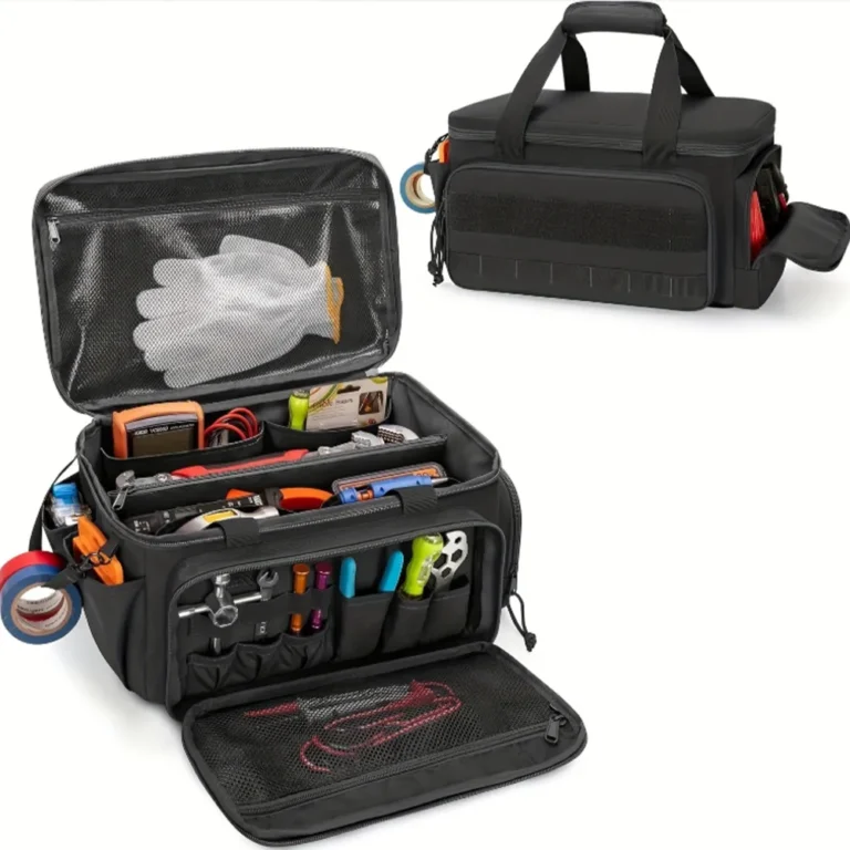 Custom Heavy Duty Tool Bag with Multi Compartment Storage