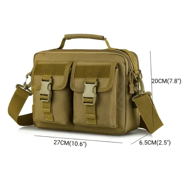 Custom Tactical Tool Bag with Front Buckle Pockets