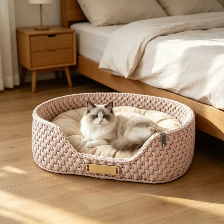 Personalized Cotton Pet Bed