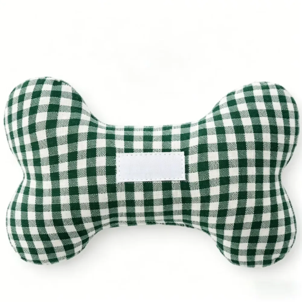 Игрушка-пищалка для собак Evergreen Gingham