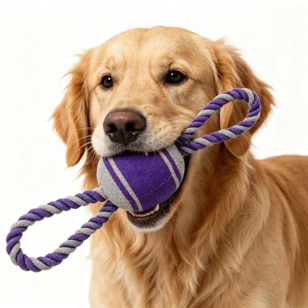 Игрушка для собак Tug 'n Play Ball & Rope