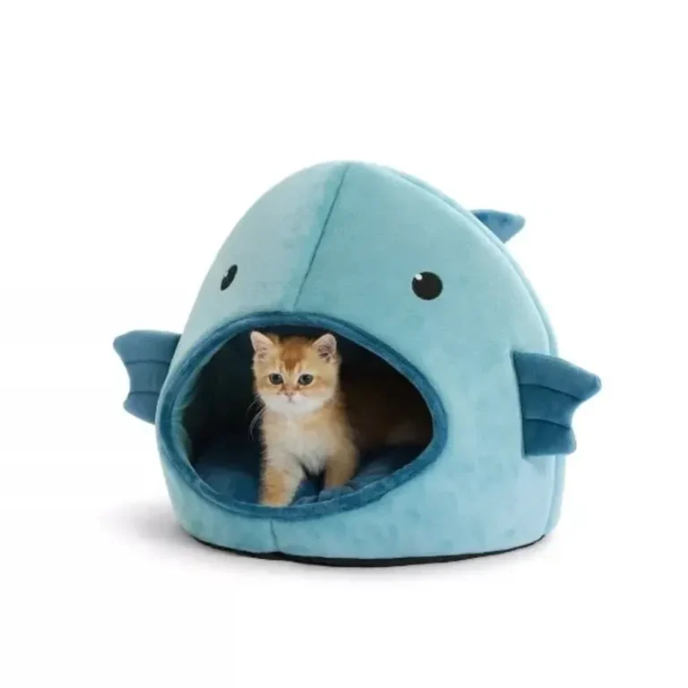 Fish Character Hut Cat Bed