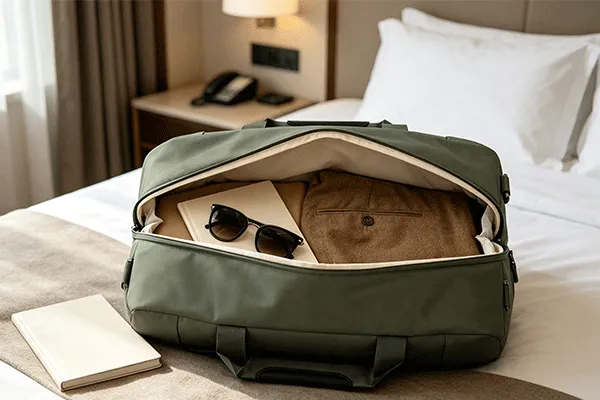 Sacos de viagem personalizados: capacidade, reforço da base e as especificações que determinam as devoluções