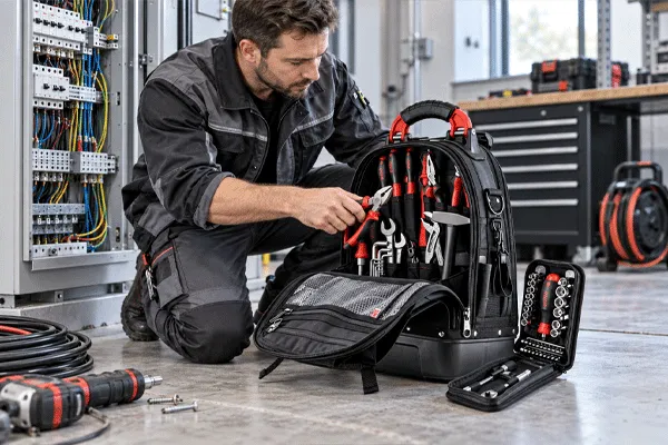 Individuell gestaltete Werkzeugtaschen: Maßgeschneiderte Werkzeugtaschen mit Logo für professionelle Teams und Marken